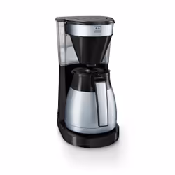 Melitta Easy Top Therm II Nr/SST 1023-10, Machine à café filtre, Café moulu, 1050 W, Noir, Acier inoxydable