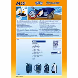 Swirl M50 Universel Sac à poussière