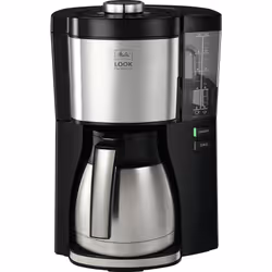 Melitta LOOK Therm Perfection noir 1025-16, Machine à café filtre, 1,25 L, 1080 W, Noir, Argent