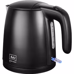 Melitta Prime Aqua Mini Noir Edition 1018-04, 1 L, 2200 W, Anthracite, Acier inoxydable, Indicateur de niveau d'eau, Sans fil