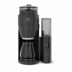 Melitta Aromafresh PRO X Noir 1030-02, Machine à café filtre, 1,25 L, Café en grains, Café moulu, Broyeur intégré, 1130 W, No ...