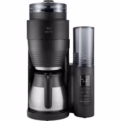 Melitta Aromafresh PRO X, Machine à café filtre, 1,25 L, Café en grains, Café moulu, Broyeur intégré, 1080 W, Noir