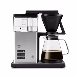 Melitta ONE SST 1031-01, Machine à café filtre, 1,25 L, Café moulu, 1525 W, Acier inoxydable, Transparent, Blanc
