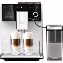 Melitta CI Touch F630-111, Machine à expresso, 1,8 L, Café en grains, Broyeur intégré, 1400 W, Argent