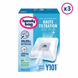 3x4 Sacs Aspirateurs + 1 Filtre Sortie D'Air À Découper - Y101 - Daewoo, Samsung