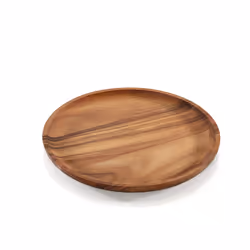 Zassenhaus Snackteller, Plat de service, Bois, Bois, Rond, 30 cm, 20 mm