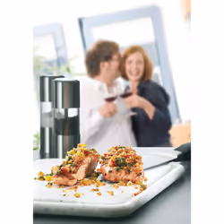 Zassenhaus 060072 planche à découper pour cuisine Rectangulaire Polyéthylène Gris