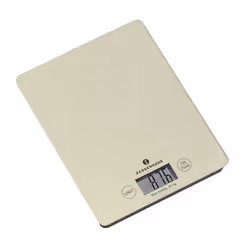 Zassenhaus Balance, Balance de ménage électronique, 5 kg, 1 g, Blanc, Verre, Comptoir