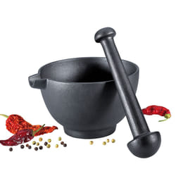 Zassenhaus 076066 mortier et pilon Noir Fonte