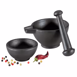Zassenhaus 076073, Moulin à poivre et salière, Noir, Fonte, 100 mm, 1,54 kg, 6 cm