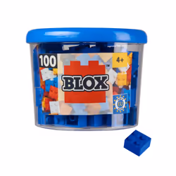 Simba Blox 100 blue 4 pins Bricks in Box, 4 an(s), 100 pièce(s)