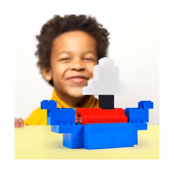 Simba Blox 100 blue 4 pins Bricks in Box