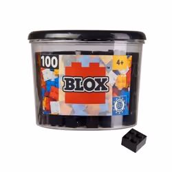 Simba Blox 100 black 4 pins Bricks in Box, 4 an(s), 100 pièce(s)