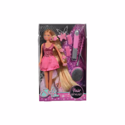 Simba Toys Steffi Love Hair Stylist, Poupée mannequin, Femelle, 3 an(s), Fille, Multicolore
