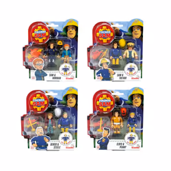 Simba Toys 109251043038, 3 an(s), Sam Le Pompier, Multicolore, 4 pièce(s)