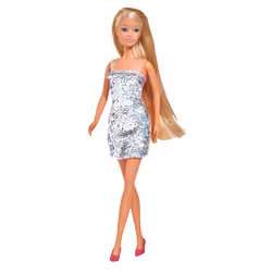 Smoby Sl Robe Paillettes Argent