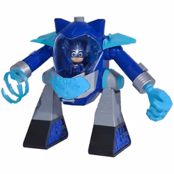 Jouet - SIMBA - Turbo Robot avec Canon - Catboy - Fonction roue libre - Figurine incluse