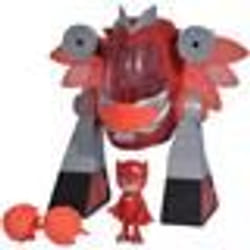 Jouet - SIMBA - Turbo Robot avec Canon Pyjamasques - 23 cm - Fonctions ludiques - Rouge
