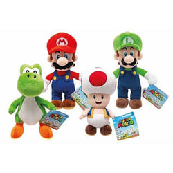 Peluche - Mario - Super Mario - 20 Cm - 4 Ass
