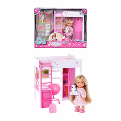 Simba Toys Evi Love Chambre, Literie de poupée, 3 an(s)
