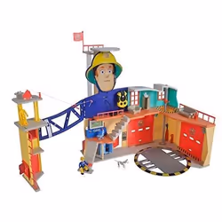 Caserne Sam le Pompier XXL avec figurine - Simba - BSK - Lumière et son