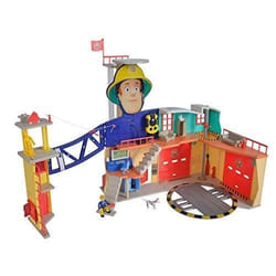 Caserne Sam le Pompier XXL avec figurine - Simba - BSK - Lumière et son