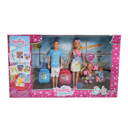 Simba 105733617, Poupée mannequin, Mâle et femelle (kit), Multicolore