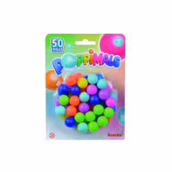 Smoby Poppimals Recharge 50 Balles, Chine, 40 mm, 150 mm, 200 mm