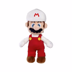 Peluche Fire Mario 30 cm - Simba - Super Mario - Rouge - Mixte - Intérieur