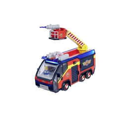 Sam Le Pompier - Camion de pompier - Jupiter - 2 figurines - Sons et lumières - Plusieurs accessoires - 3 piles incluses