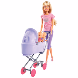 Smoby Sl Promenade Des Jumeaux Asst, 3 an(s), Garçon/Fille, 290 mm, 163 g, Multicolore