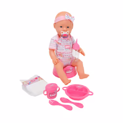 Smoby Nbb Poupon Rose 43Cm Boit Fait Pipi, 3 an(s), Garçon/Fille, 430 mm, 805 g, Rose