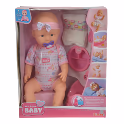 Smoby Nbb Poupon Rose 43Cm Boit Fait Pipi - Vue supplémentaire 6