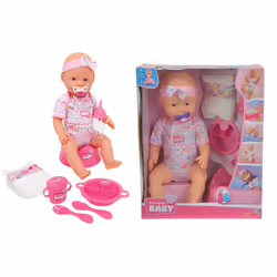 Smoby Nbb Poupon Rose 43Cm Boit Fait Pipi - Vue supplémentaire 7