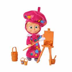 Simba Toys Masha Paint Fun, Femelle, 3 an(s), Fille, 120 mm, Multicolore