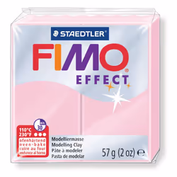 GRAINE CREATIVE Fimo Effect 57G Rose Pastel / 8020-205, Rose, 1 pièce(s), 14 an(s), Garçon/Fille, Pâte à modeler, Allemagne