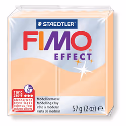 GRAINE CREATIVE Fimo Effect 57G Pêche Pastel / 8020-405, Pêche, 1 pièce(s), 14 an(s), Garçon/Fille, Pâte à modeler, Allemagne