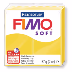 GRAINE CREATIVE Fimo Soft 57G Citron, 8 an(s), Plastique, Jaune, 1 pièce(s)
