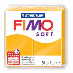 GRAINE CREATIVE Fimo Soft 57G Jaune Solei, 8 an(s), Plastique, Jaune, 1 pièce(s)