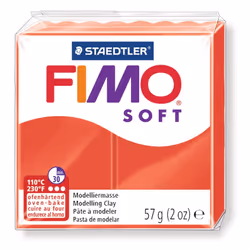 GRAINE CREATIVE Fimo Soft 57G Rouge Indie, 8 an(s), Plastique, Rouge, 1 pièce(s)