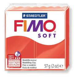 GRAINE CREATIVE Fimo Soft 57G Rouge Indie
