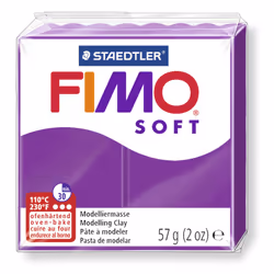 GRAINE CREATIVE Fimo Soft 57G Violet, 8 an(s), Plastique, Violet, 1 pièce(s)