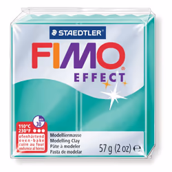 GRAINE CREATIVE Fimo Effect 57G Vert Translucide / 8020-504, Vert, 1 pièce(s), 14 an(s), Garçon/Fille, Pâte à modeler, Allema ...