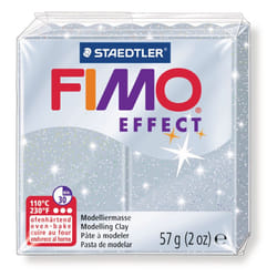 GRAINE CREATIVE Fimo Effect 57G Argent Pailleté / 8020-812