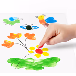 Staedtler 8814 D peinture lavable Bleu, Vert, Rouge, Jaune - Vue supplémentaire 4