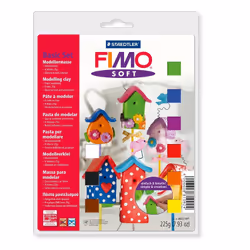 GRAINE CREATIVE Coffret Fimo Soft 9 1/2 B, 8 an(s), Plastique, Multicolore, 14 pièce(s)