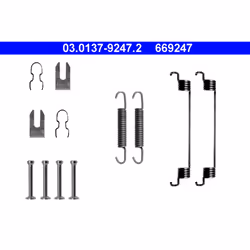 Kit d'accessoires, mâchoires de frein ATE 03.0137-9247.2