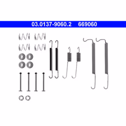 Kit d'accessoires, mâchoires de frein ATE 03.0137-9060.2