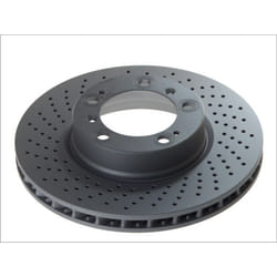 Disque de frein ATE 24.0128-0131.1 avant, ventilé, à haute teneur en carbone, 1 pièce