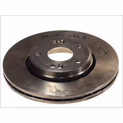 Disque de frein ATE 24.0124-0169.1 avant, ventilé, à haute teneur en carbone, 1 pièce